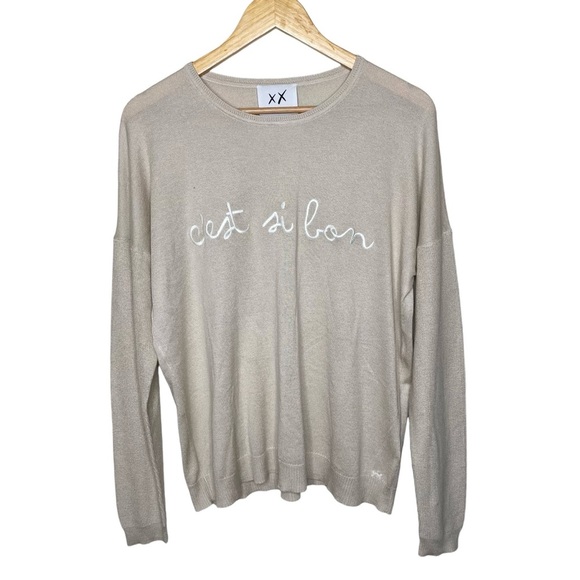 Banjo & Matilda Australia C'est Si Bon Sweater Cashmere Silk Small - Picture 12 of 12